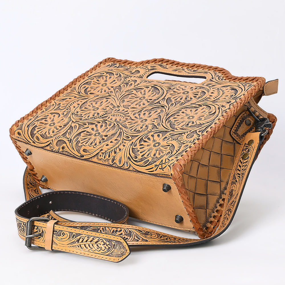 Clutch Hand Tooled Genuine Leather