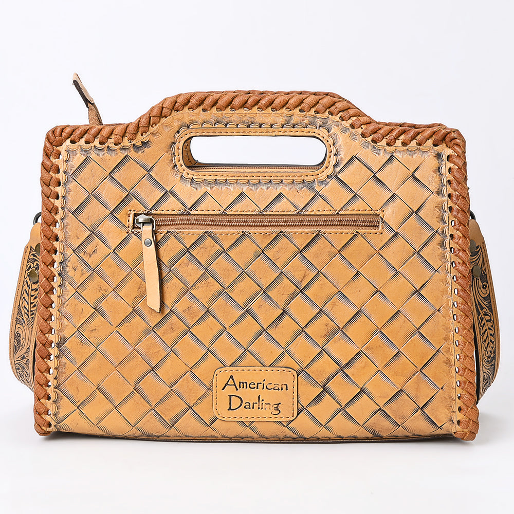 Clutch Hand Tooled Genuine Leather