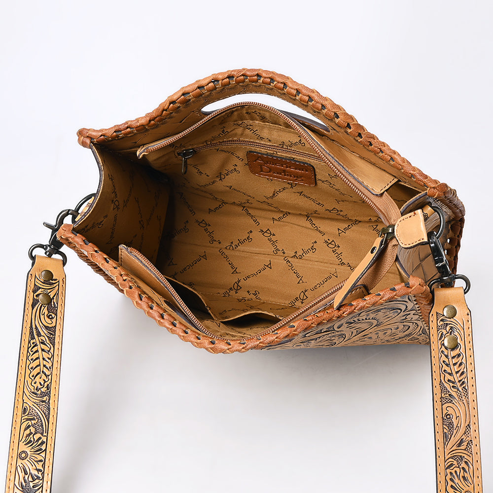 Clutch Hand Tooled Genuine Leather