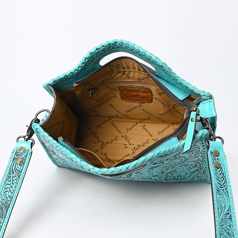 Clutch Hand Tooled Genuine Leather