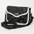 American Darling Western Small Cross Body Bag | Hand-Tooled Floral Carved | Genuine Leather | Everyday Carry