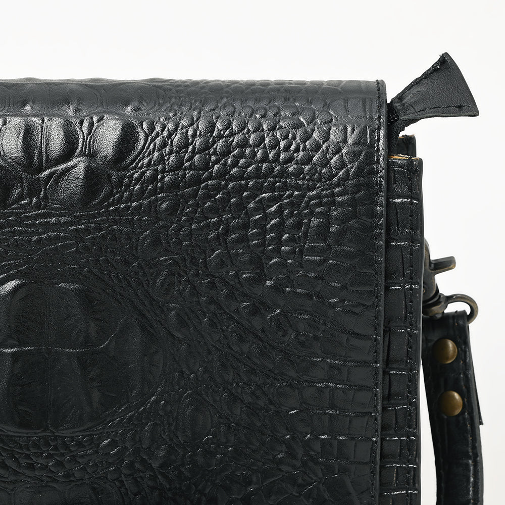 American Darling Crocodile Embossed Genuine Leather Wallet