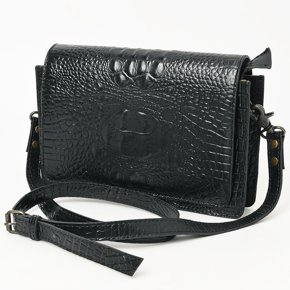 American Darling Crocodile Embossed Genuine Leather Wallet