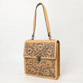 American Darling Hand-Tooled Genuine Leather Briefcase