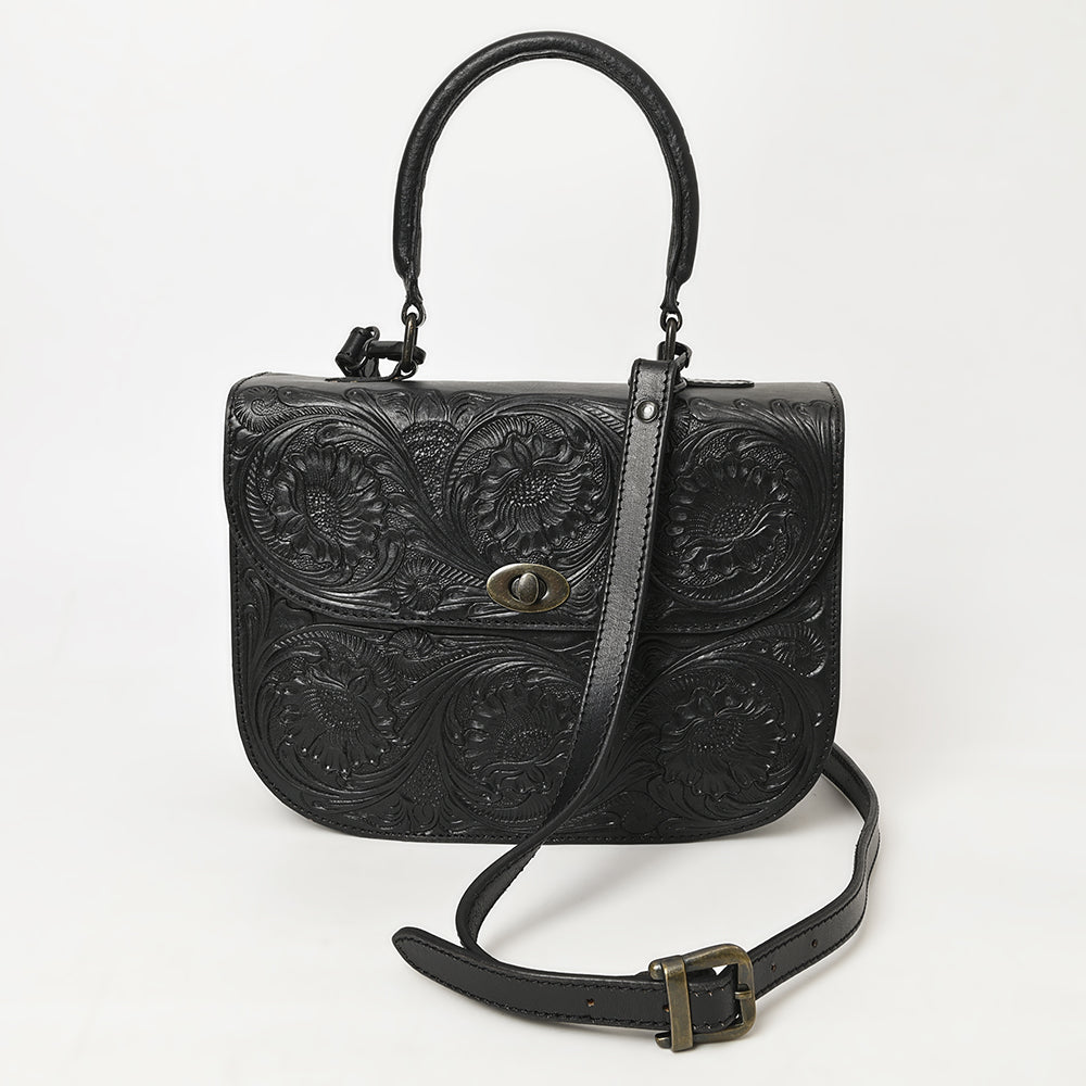 American Darling Hand-Tooled Genuine Leather Tote