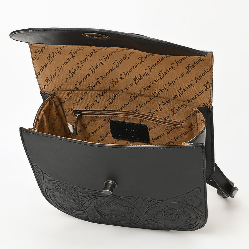 American Darling Hand-Tooled Genuine Leather Tote