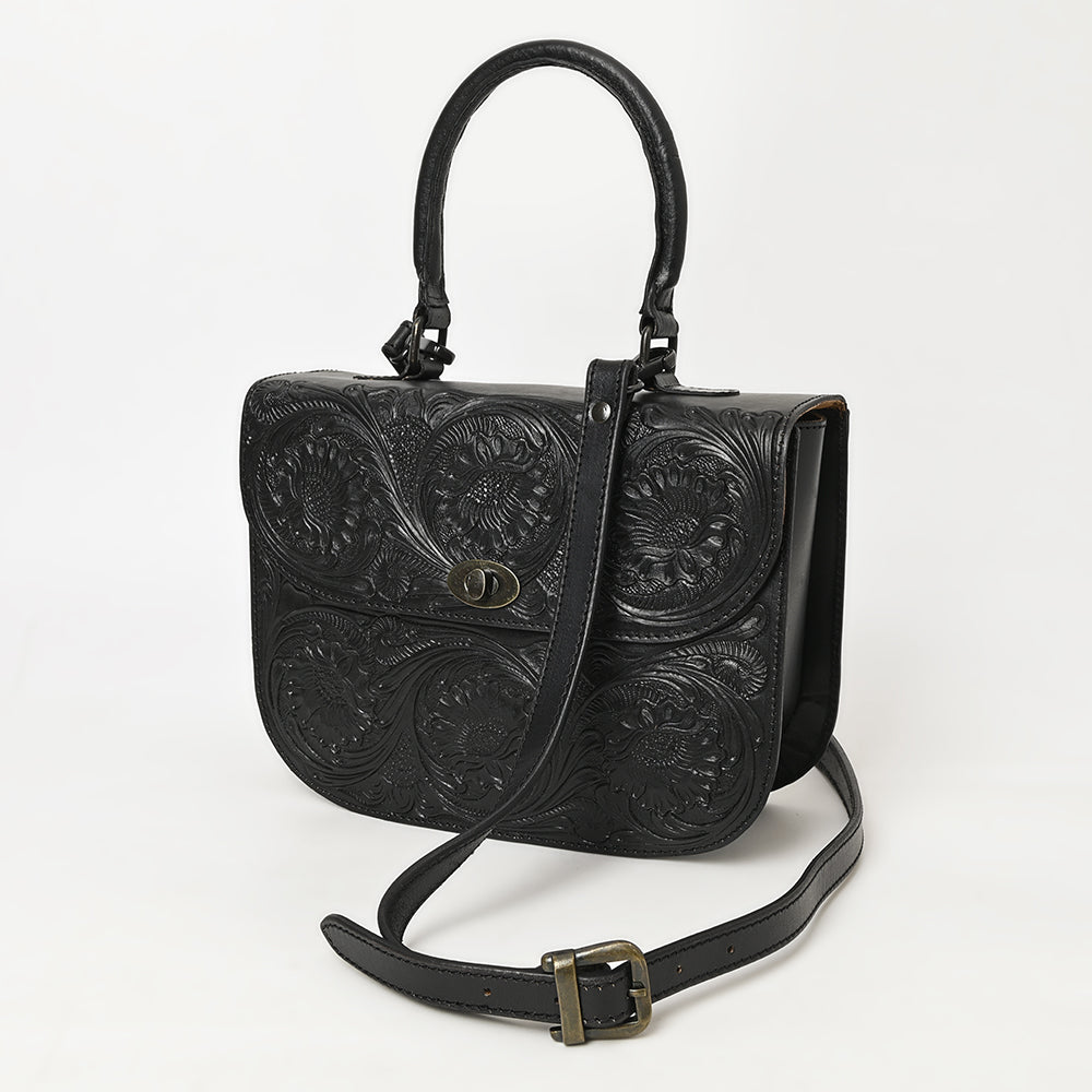American Darling Hand-Tooled Genuine Leather Tote