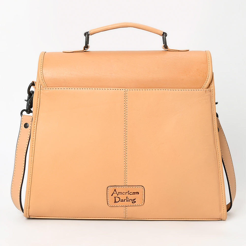 American Darling Hand-Tooled Genuine Leather Tote