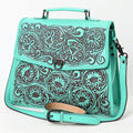 American Darling Hand-Tooled Genuine Leather Tote