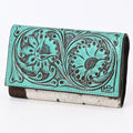 American Darling Hand-Tooled Hair-On Genuine Leather Wallet