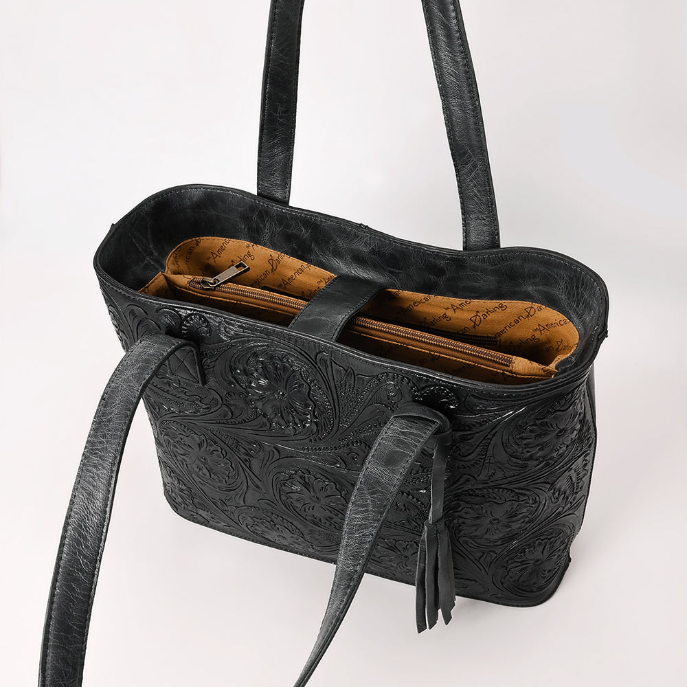 American Darling Hand-Tooled Genuine Leather Tote