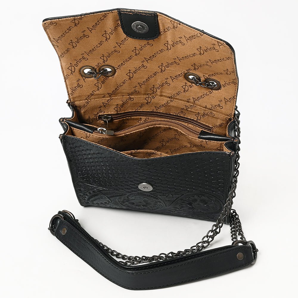 American Darling Crossbody Beautifully Hand Tooled Genuine Leather