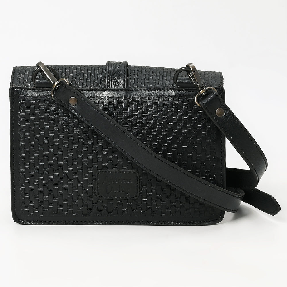 Hand Tooled Genuine Leather Briefcase For Women With Western Inspired Detailing Design