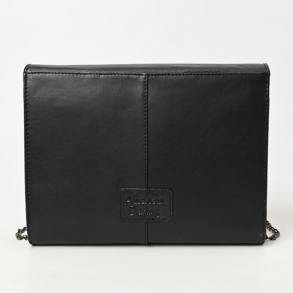 American Darling Hand-Tooled Genuine Leather Crossbody Bag