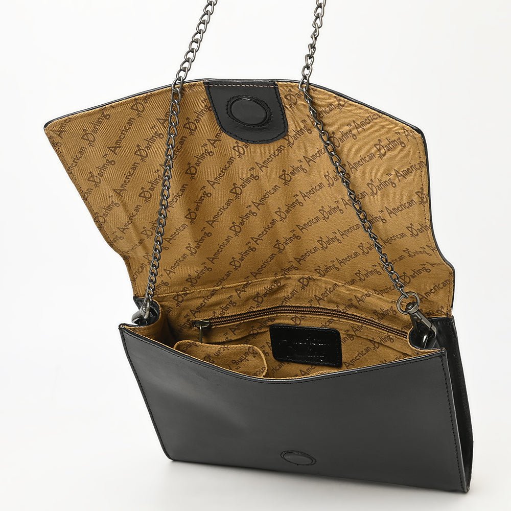 American Darling Hand-Tooled Genuine Leather Crossbody Bag