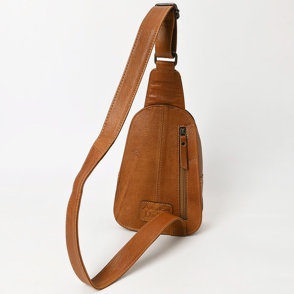 American Darling Sling Hand Tooled Genuine Leather
