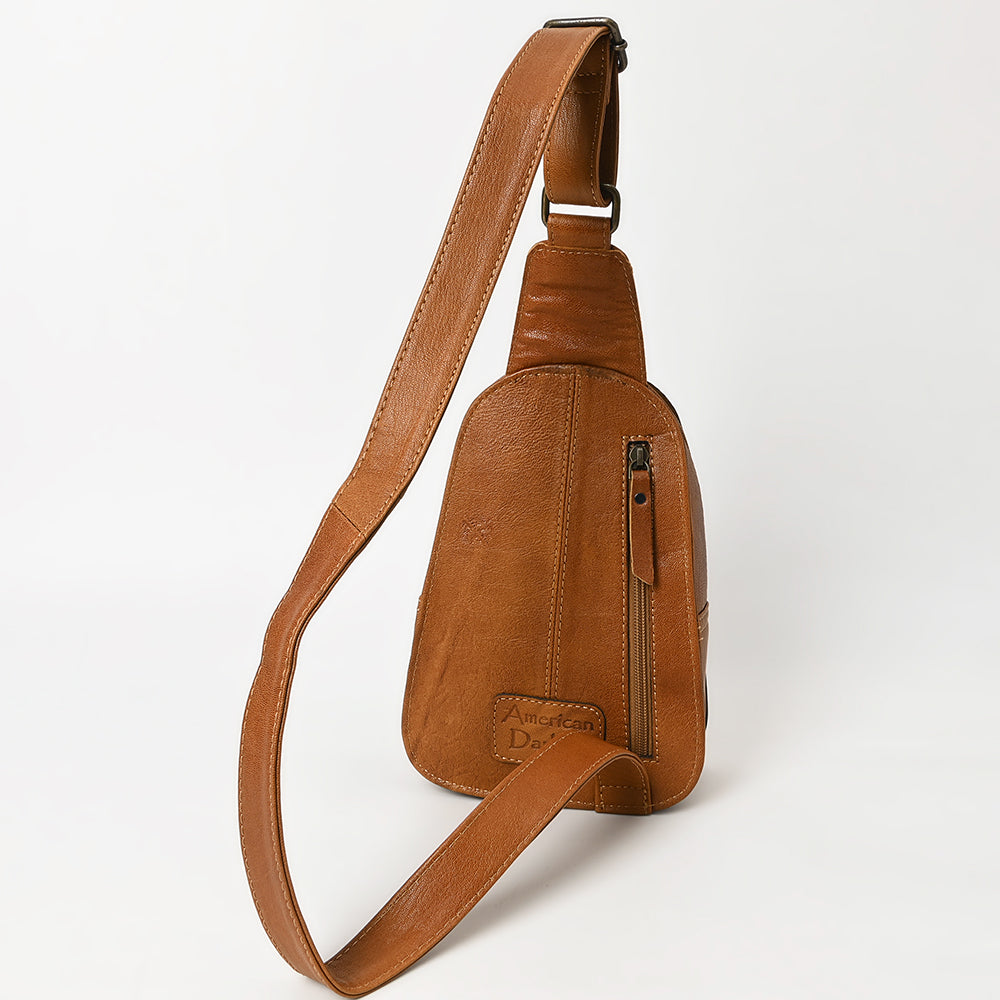 American Darling Sling Hand Tooled Genuine Leather