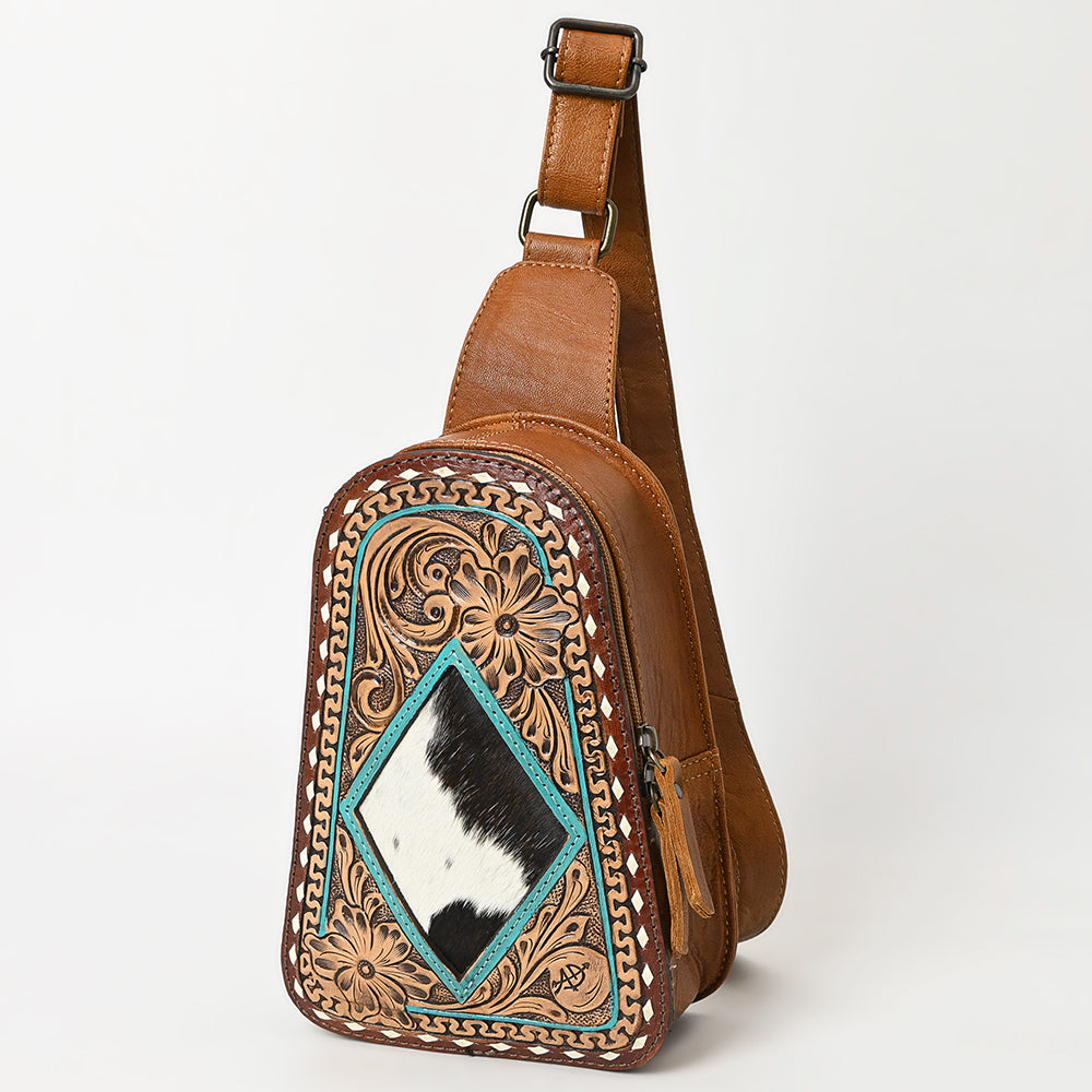 American Darling Sling Hand Tooled Genuine Leather