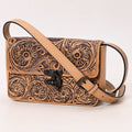 American Darling Crossbody Hand Tooled Genuine Leather