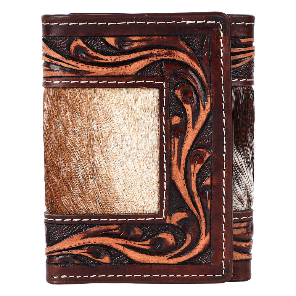 BAR H EQUINE Genuine Leather Rodeo - Bifold & Trifold Wallet For Men Women