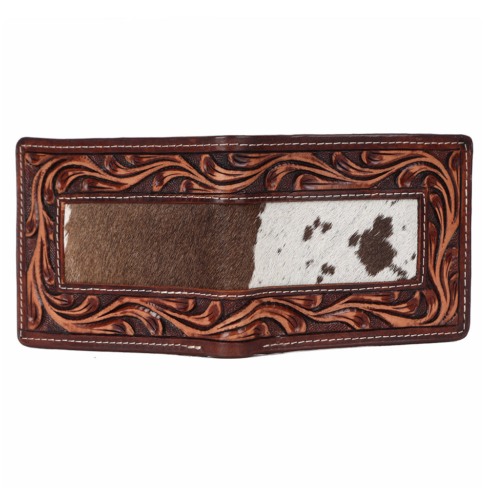 BAR H EQUINE Genuine Leather Rodeo - Bifold & Trifold Wallet For Men Women
