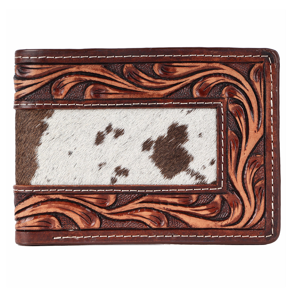 BAR H EQUINE Genuine Leather Rodeo - Bifold & Trifold Wallet For Men Women