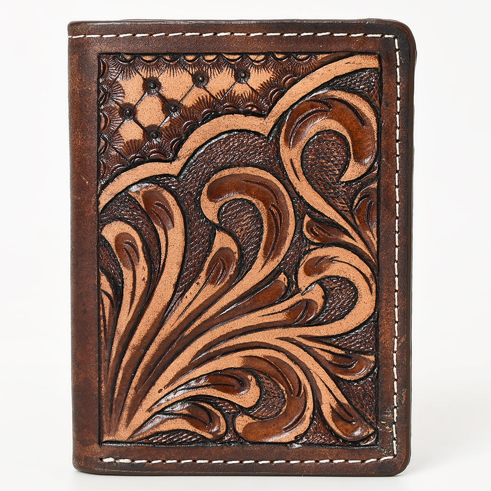 BAR H EQUINE Genuine Leather Rodeo - Bifold & Trifold Wallet For Men Women