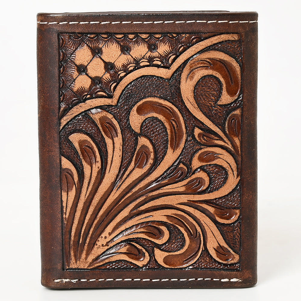 BAR H EQUINE Genuine Leather Rodeo - Bifold & Trifold Wallet For Men Women