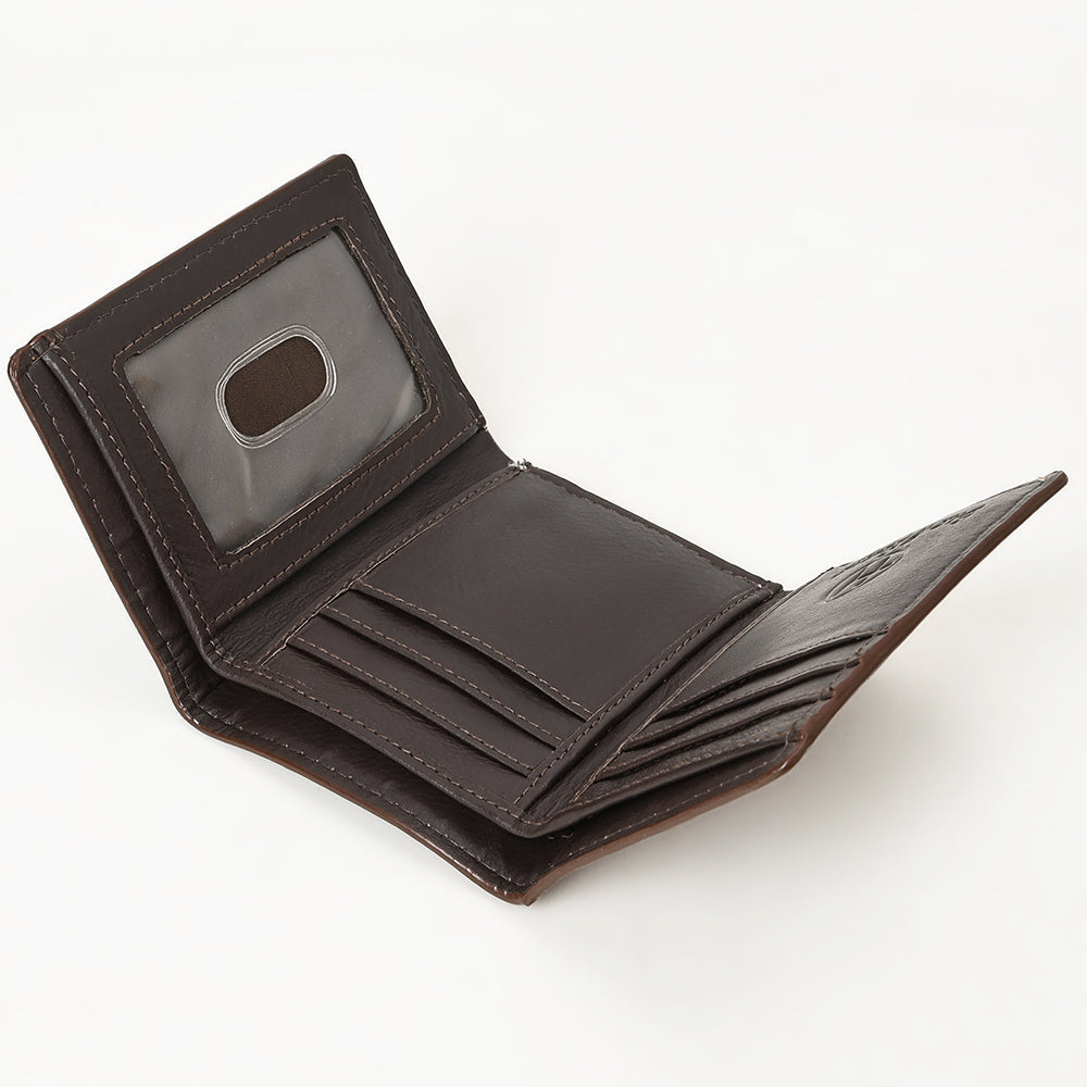 BAR H EQUINE Genuine Leather Rodeo - Bifold & Trifold Wallet For Men Women