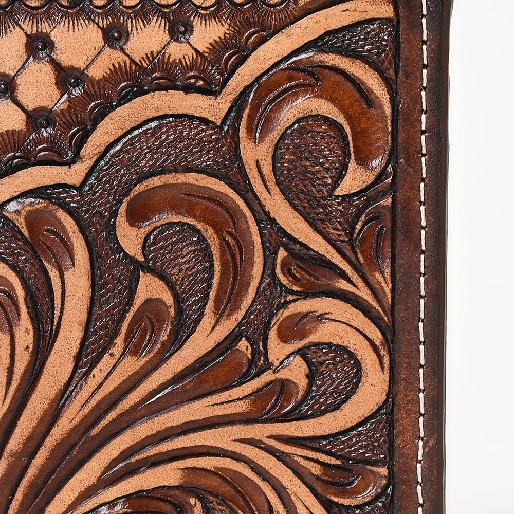 BAR H EQUINE Genuine Leather Rodeo - Bifold & Trifold Wallet For Men Women