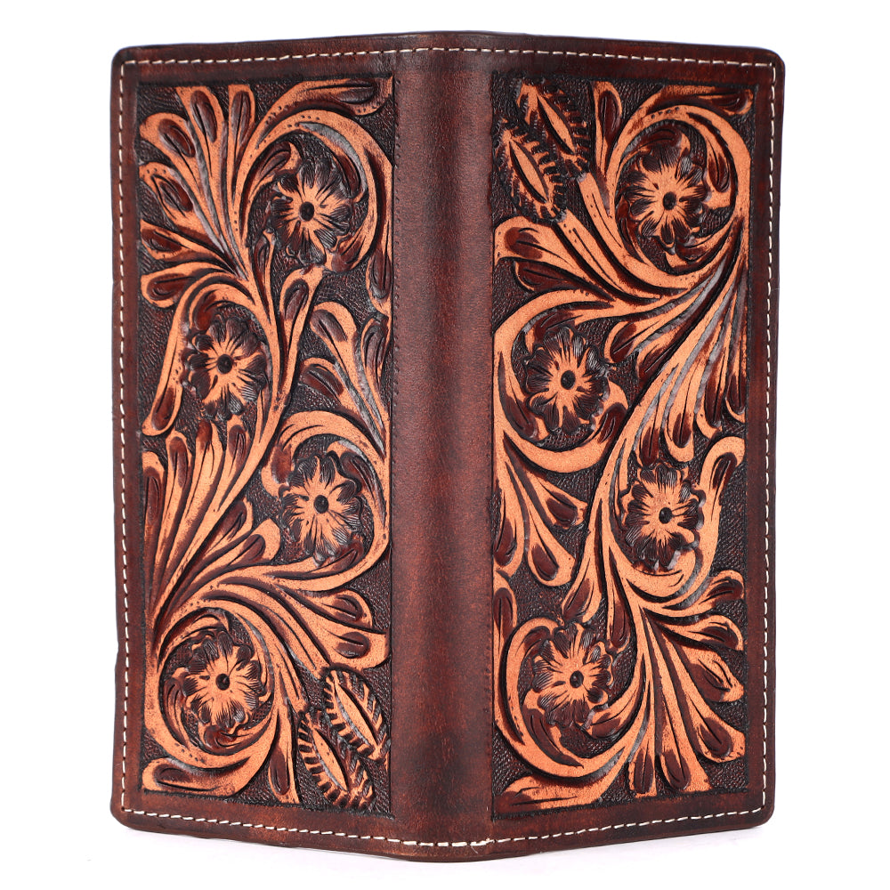 BAR H EQUINE Genuine Leather Rodeo - Bifold & Trifold Wallet For Men Women