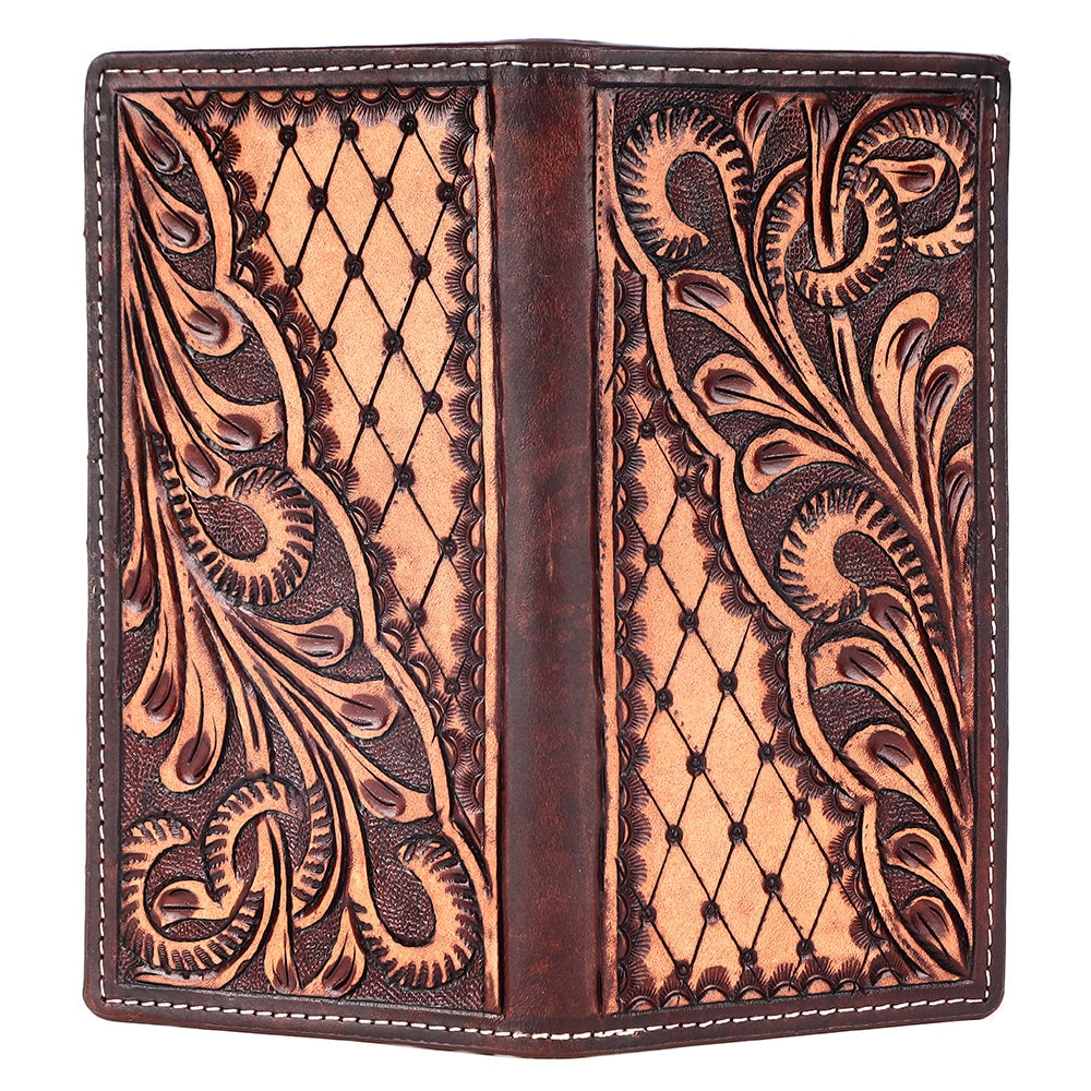BAR H EQUINE Genuine Leather Rodeo - Bifold & Trifold Wallet For Men Women
