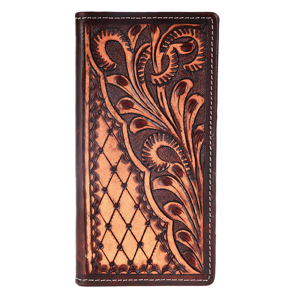 BAR H EQUINE Genuine Leather Rodeo - Bifold & Trifold Wallet For Men Women