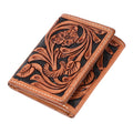BAR H EQUINE Genuine Leather Rodeo - Bifold & Trifold Wallet For Men Women