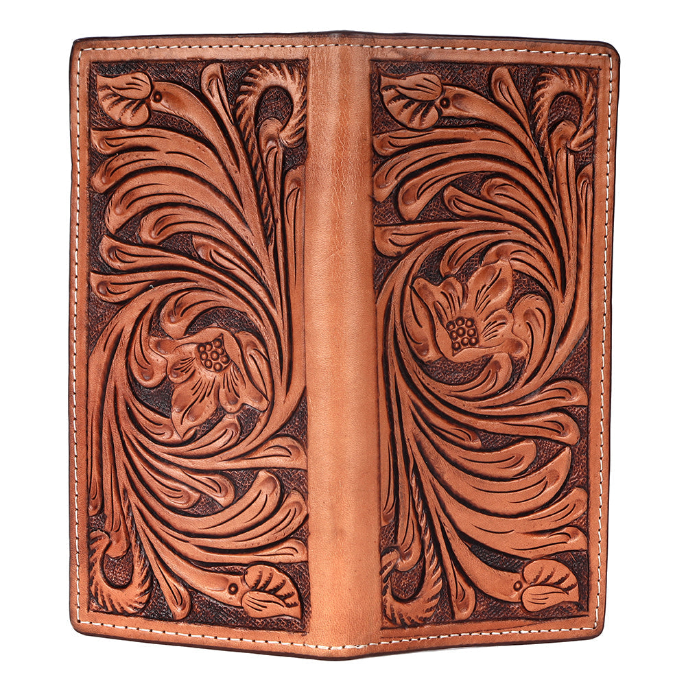 BAR H EQUINE Genuine Leather Rodeo - Bifold & Trifold Wallet For Men Women