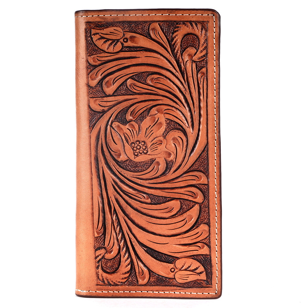 BAR H EQUINE Genuine Leather Rodeo - Bifold & Trifold Wallet For Men Women