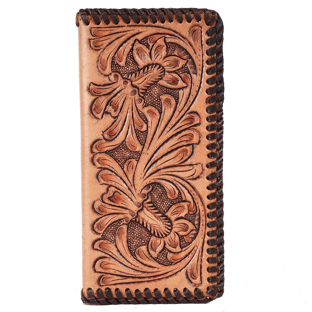 BAR H EQUINE Genuine Leather Rodeo - Bifold & Trifold Wallet For Men Women