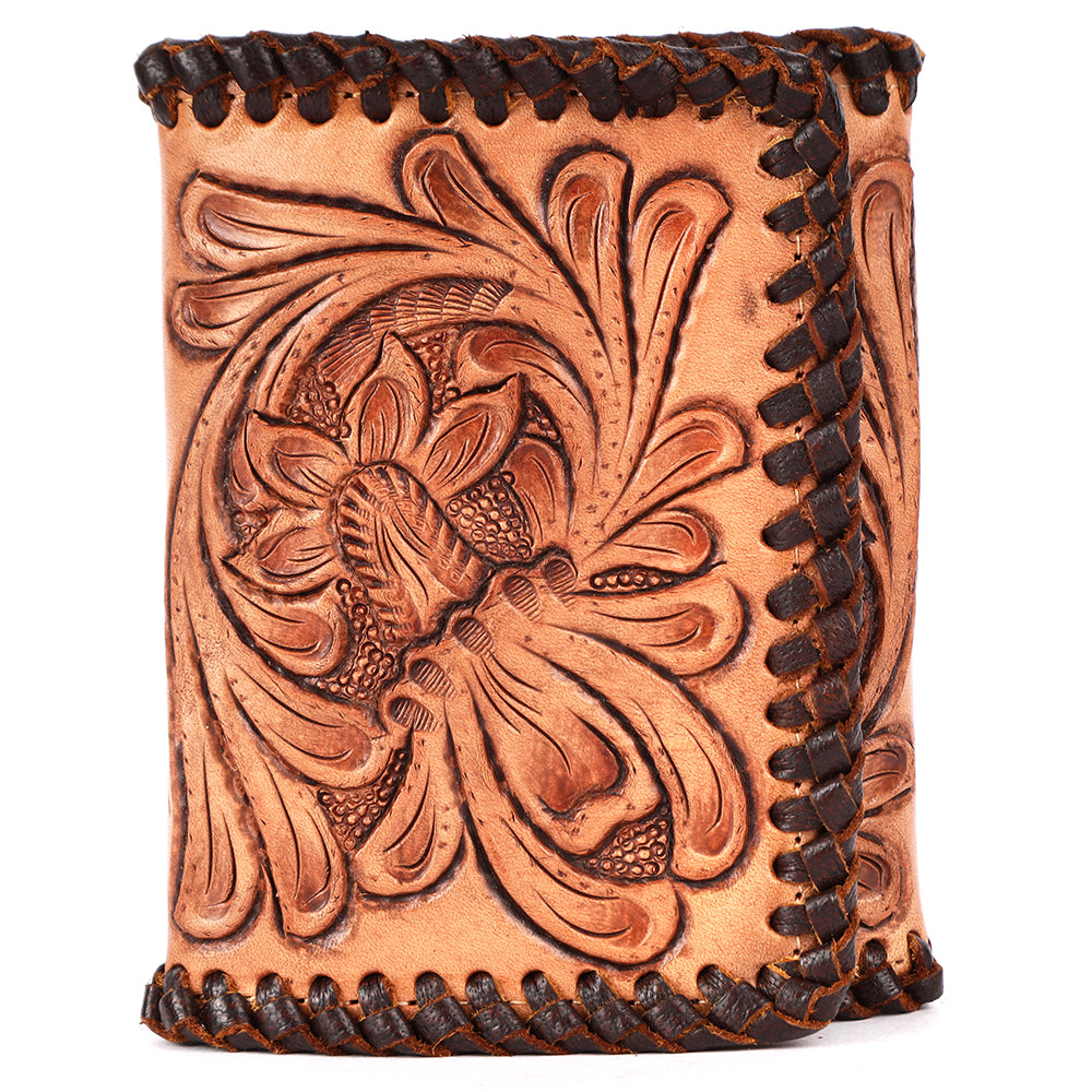 BAR H EQUINE Genuine Leather Rodeo - Bifold & Trifold Wallet For Men Women