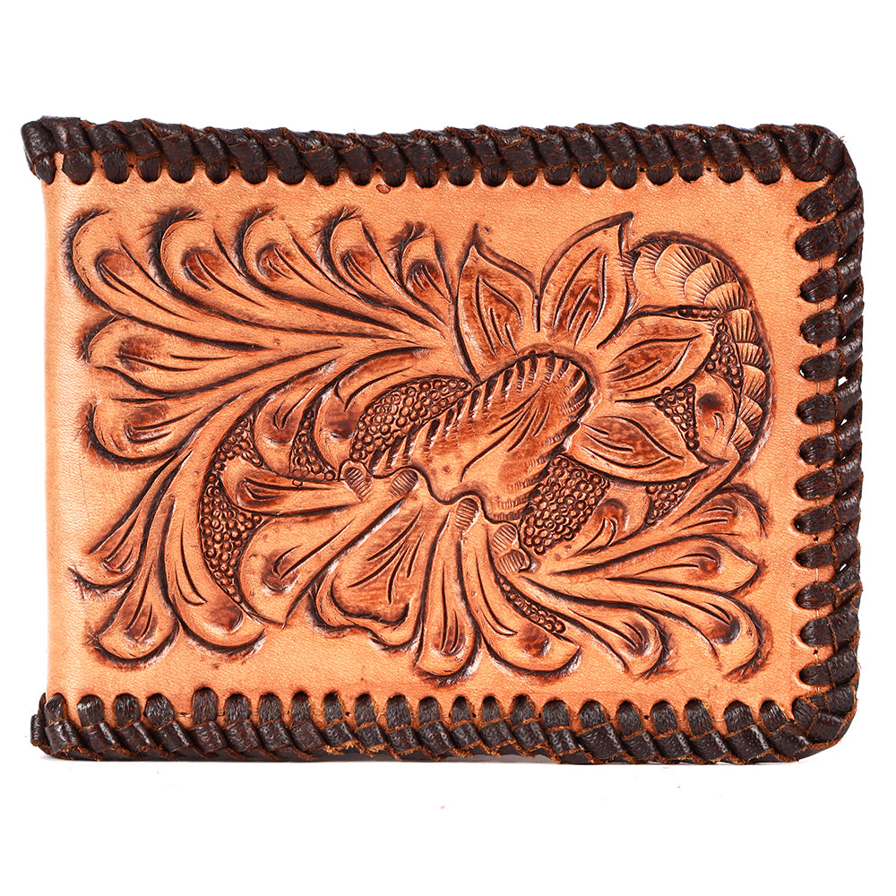 BAR H EQUINE Genuine Leather Rodeo - Bifold & Trifold Wallet For Men Women