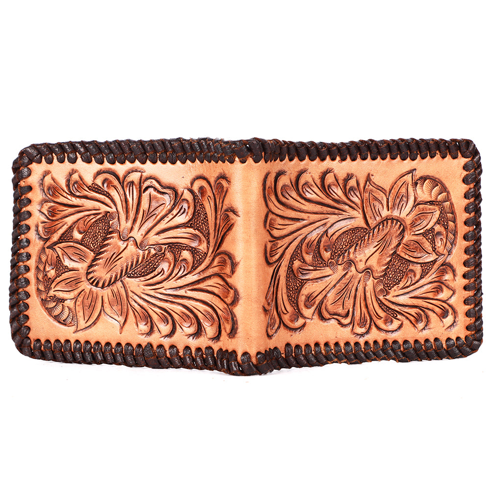 BAR H EQUINE Genuine Leather Rodeo - Bifold & Trifold Wallet For Men Women