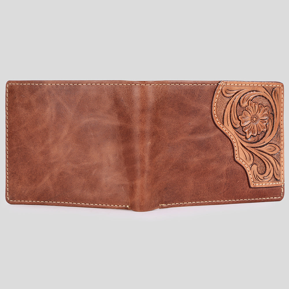 BAR H EQUINE Genuine Leather Rodeo - Bifold & Trifold Wallet For Men Women