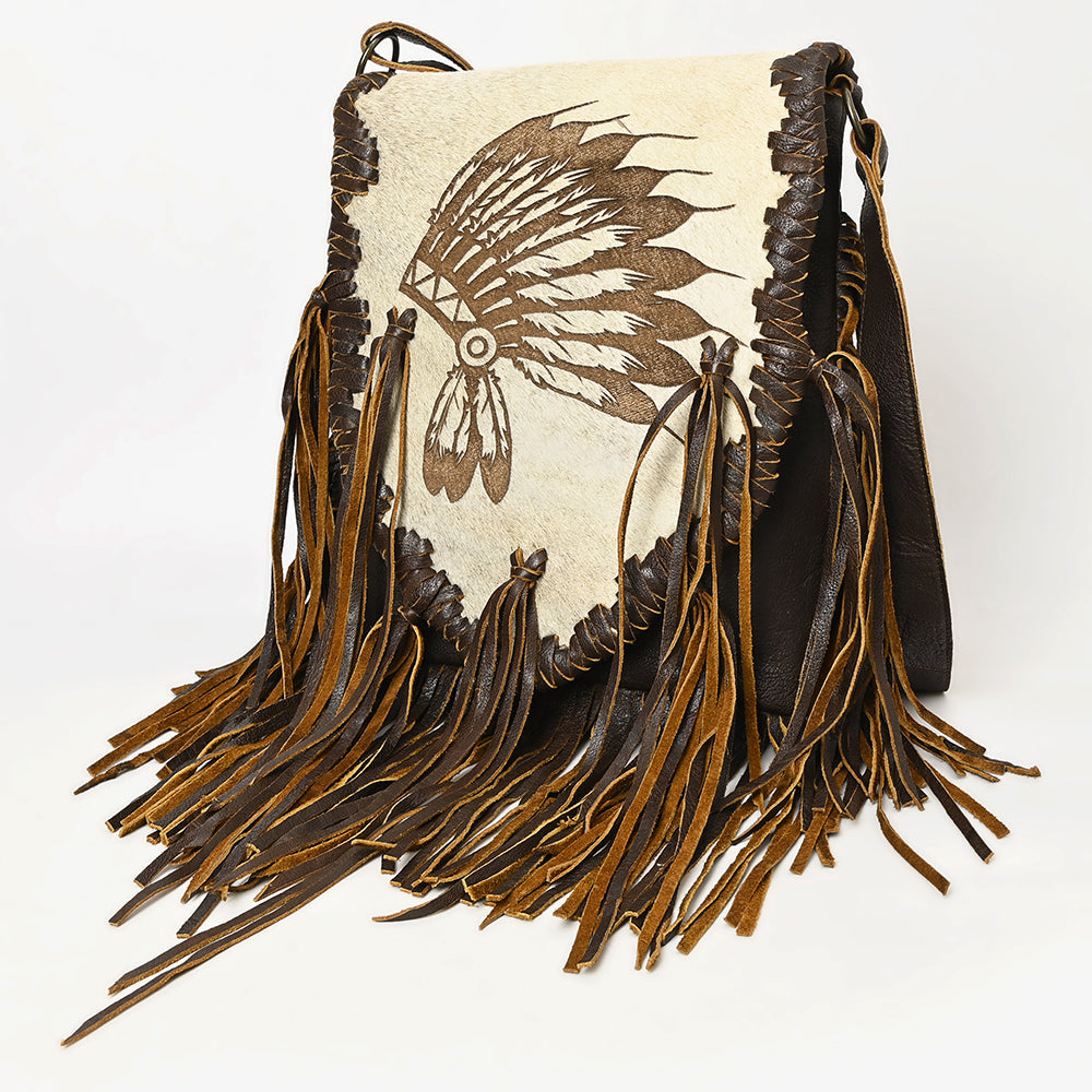 American Darling Crossbody Hair On Genuine Leather Western Women Bag Handbag Purse | for Cute