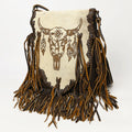 American Darling Crossbody Hair On Genuine Leather Western Women Bag Handbag Purse | for Cute