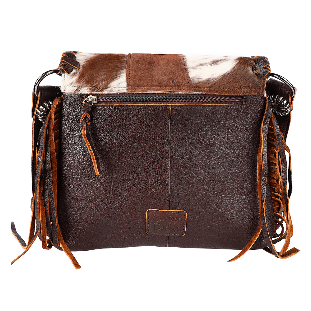 American Darling Messenger Hair On Genuine Leather Western Women Bag Handbag Purse | for Cute