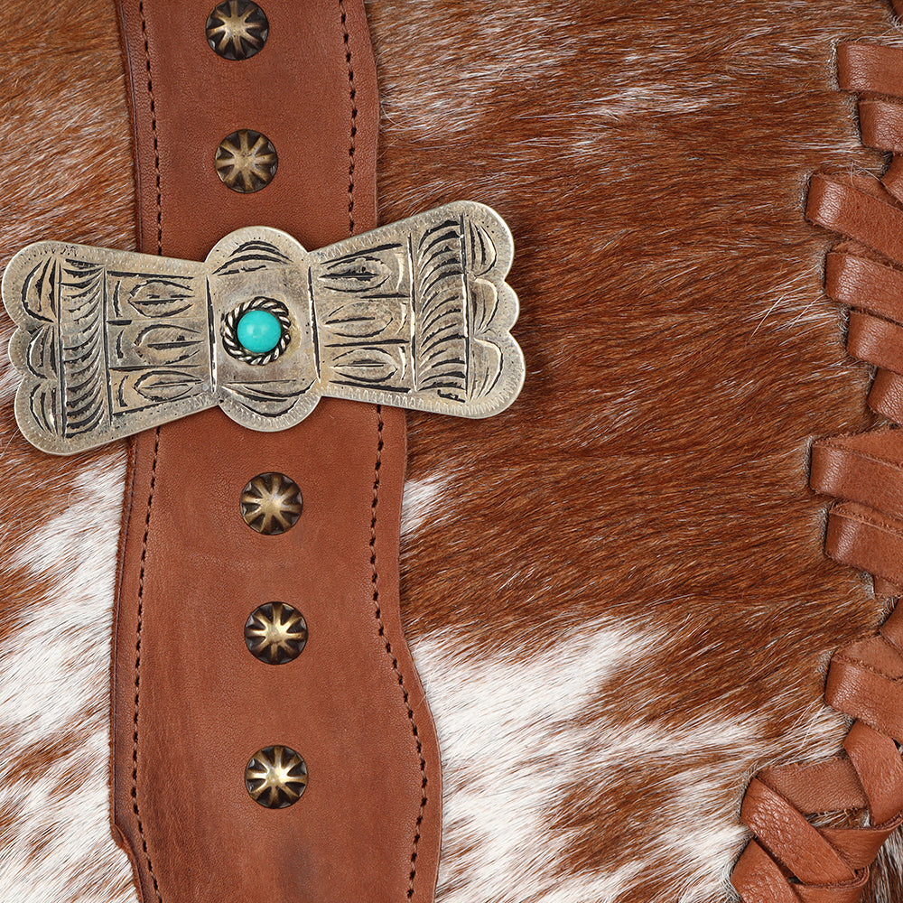 American Darling Messenger Hair On Genuine Leather Western Women Bag Handbag Purse | for Cute