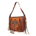 American Darling Hand-Tooled Genuine Leather Bag