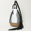 American Darling Sling Hand Tooled Crocodile Embossed Genuine Leather