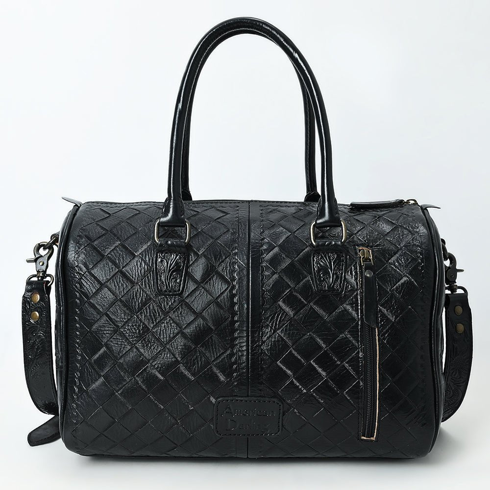 American Darling Duffel Hand Tooled Genuine Leather