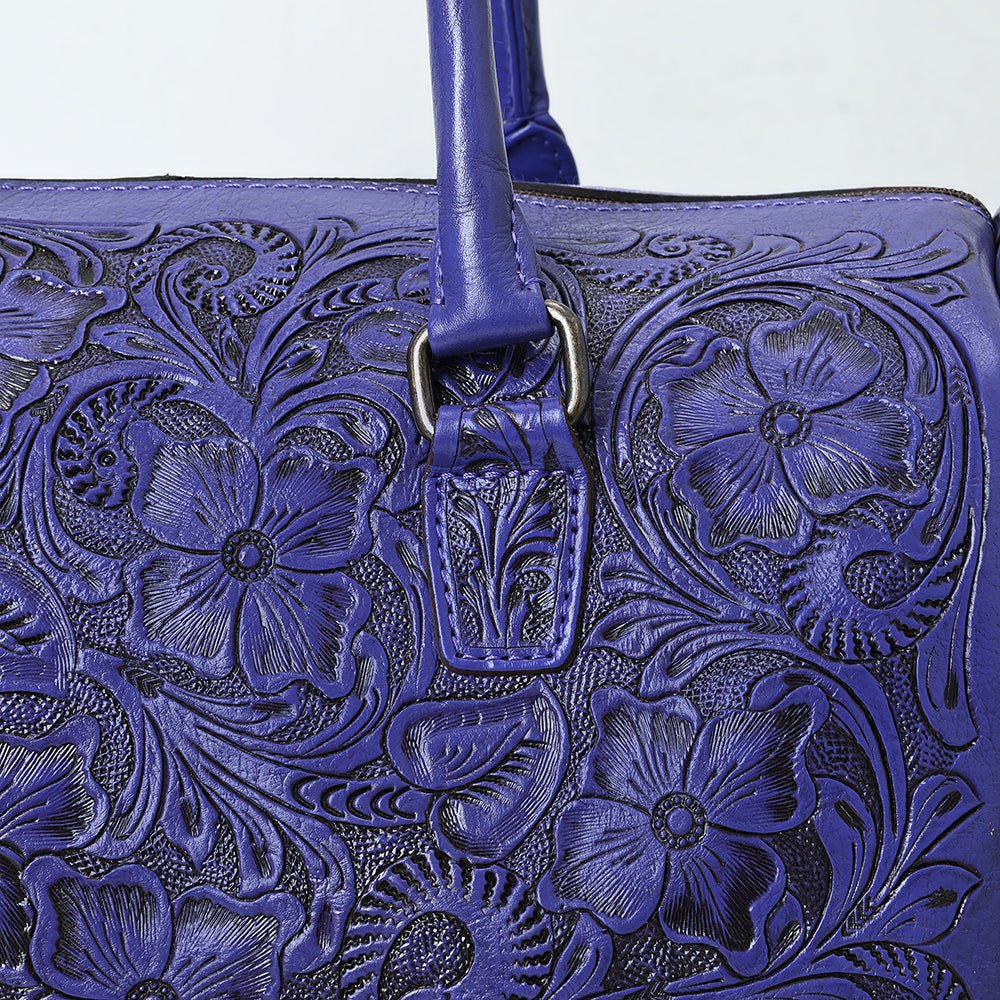 American Darling Duffel Hand Tooled Genuine Leather
