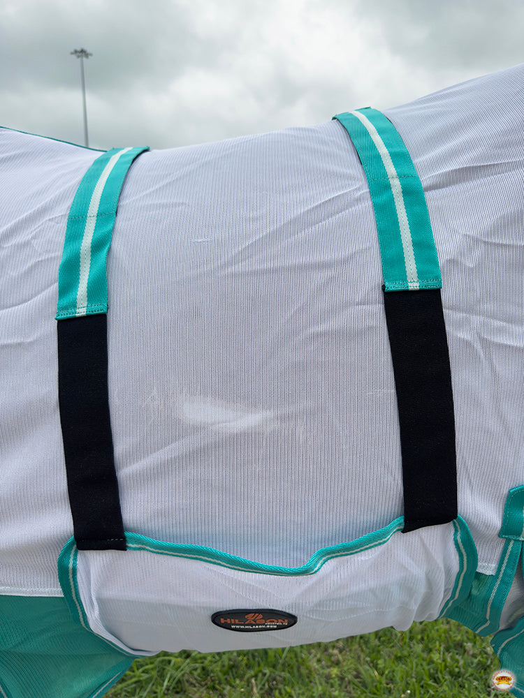 HILASON Horse Fly Sheet - Summer Spring UV Protection Mesh Bug Mosquito FlySheet for Horses | Fly-Sheet